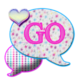 GO SMS THEME/PolkaDotFur4U icon