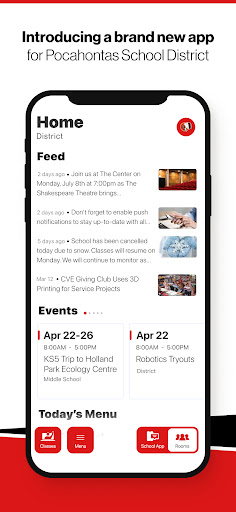 Android application Pocahontas Public Schools, AR screenshort