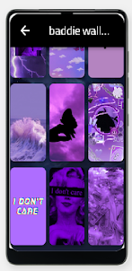 baddie wallpapers purple
