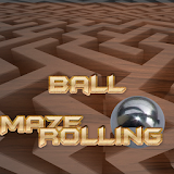 Maze rolling ball icon