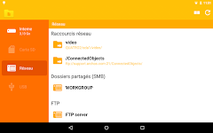 screenshot of Archos File Manager (QC)