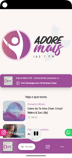 Adore Mais FM Screen 2