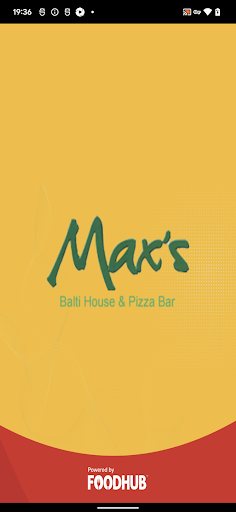 Android application Maxs Balti House And Pizza Bar screenshort