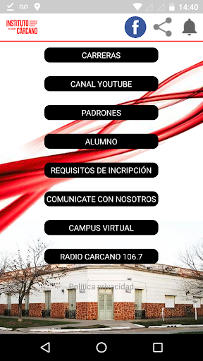 Instituto Cárcano Screen 2