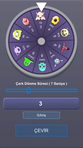 Rastgele Rakam - Çark