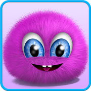 Pink Fluffy Ball  Icon