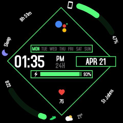 Night 94 - watch face screenshot 20