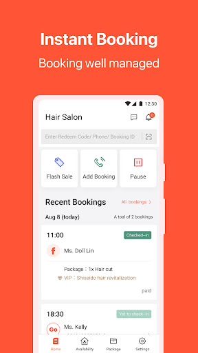 Android application FunNow Manager (Merchant) screenshort