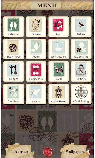 Vintage Stamps for +HOME Screen 3