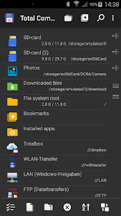 Total Commander - file manager android2mod screenshots 1