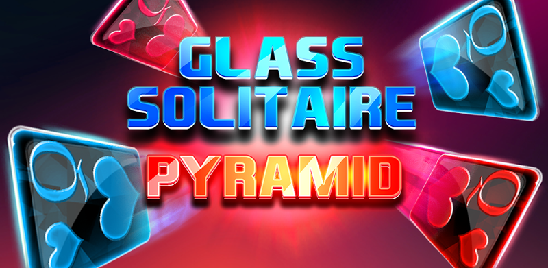 Glass Solitaire Pyramid - 3D