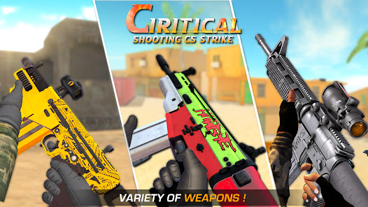 Critical Shooting Gun War Game screenshots 1