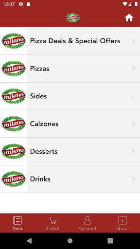 Milano Pizza Screen 3