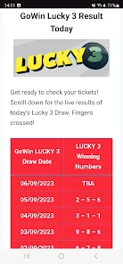 GoWin Results Today - Super 6, Fun 4 and Lucky 3 Draw (LIVE)