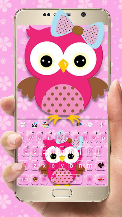 Pinky Owl Keyboard Theme - 7.3.0_0428 - (Android)