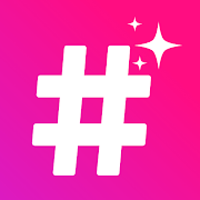 Hashtags AI icône (sur le bord gauche de l'écran)