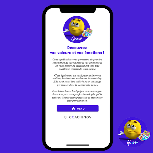 Android application GROW | Coachinov screenshort