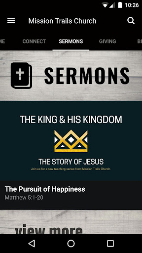 Mission Trails Church Screen 3