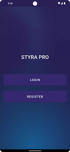 Android application Styra Pro screenshort