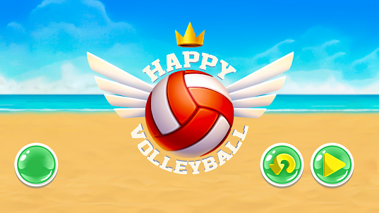 Happy volleyball