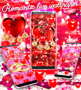 Romantic live wallpaper screenshots 2