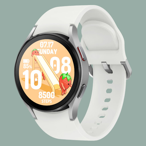 Slide Strawberry Watch face Screen 3