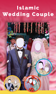Islamic Wedding Couple Photo E