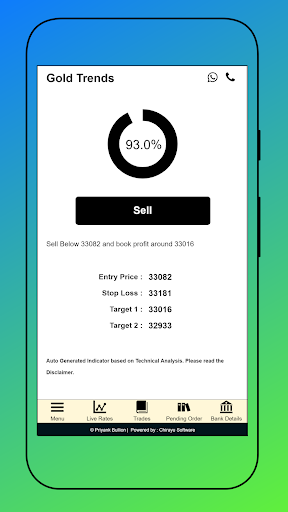 Priyank Bullion - Mumbai - Buy Screen 3