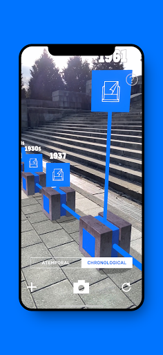 Android application Over Time AR screenshort