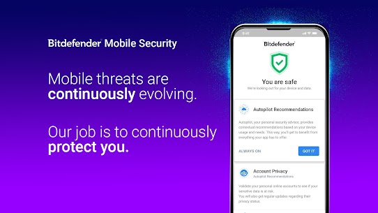 Bitdefender Mobile Security & Antivirus MOD (Free Subscription) 1