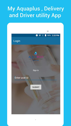 Android application MyAquaplus- Logistics screenshort