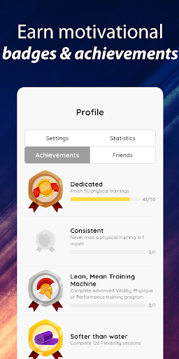 Screenshot of Vital Life: mindbody routines
