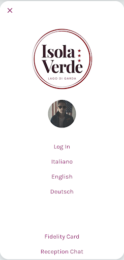 Android application Hotel Isola Verde screenshort