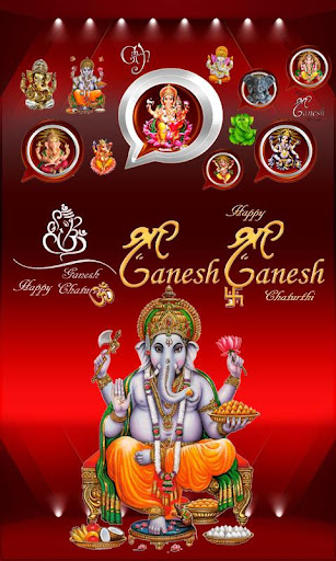 Lord Ganesha Stickers and Greeti