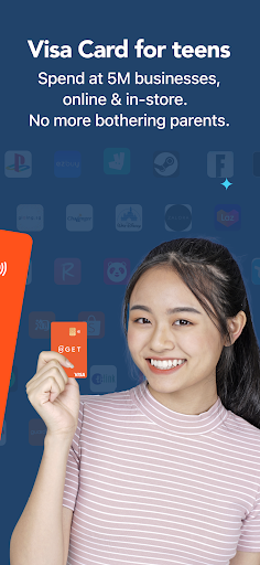 Get - Teen Prepaid Card & App Screen 2