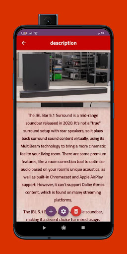 JBL Bar 51 Soundbar Guide Screen 3