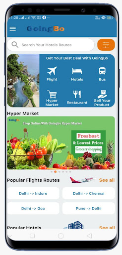 GoingBo-complete e-com. portal Screen 3