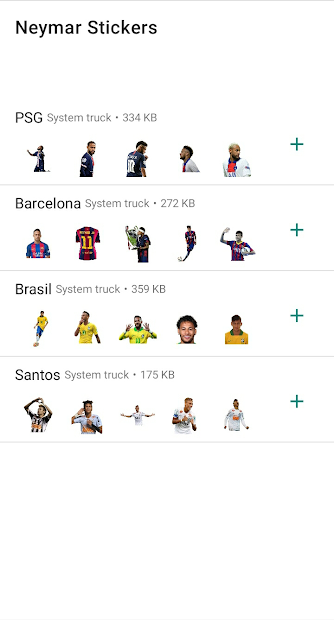 Imágen 10 Neymar Stickers android