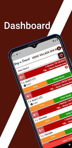Android application StaynTravel Kitchen screenshort