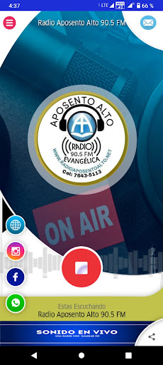 Android application Radio Aposento Alto 90.5 FM screenshort