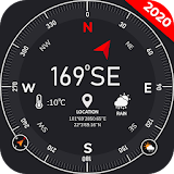 Digital Compass for Android: GPS map 2020 icon