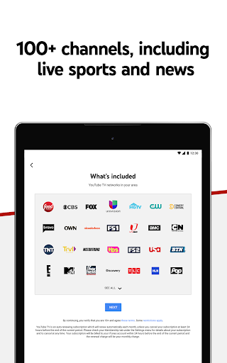 YouTube TV: Live TV & more screenshot