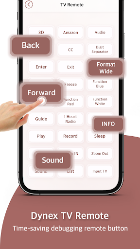 Remote for Dynex TV Screen 3