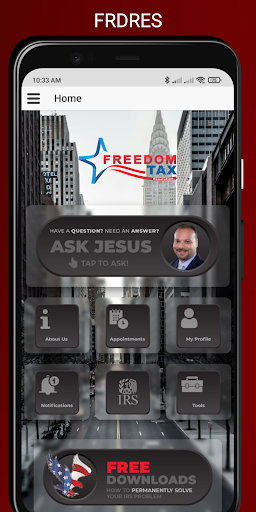 Android application TAX RESOLUTION screenshort