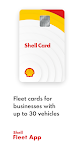 screenshot of Shell Fleet App