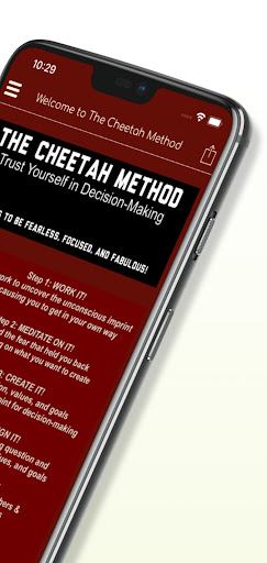The Cheetah Method Screen 2