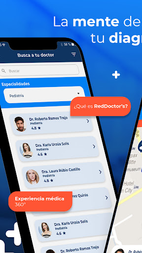 Android application RED Doctors Paciente screenshort