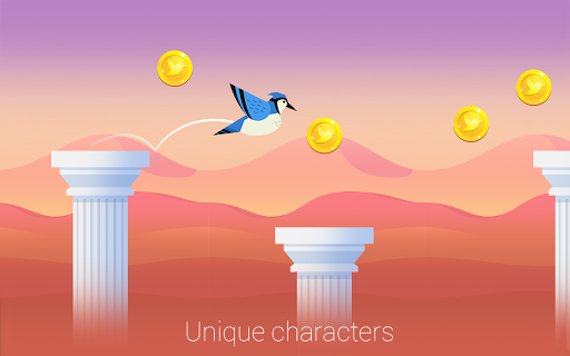 Bouncy Bird: Casual & Relaxing Flappy Style Game screenshots 6