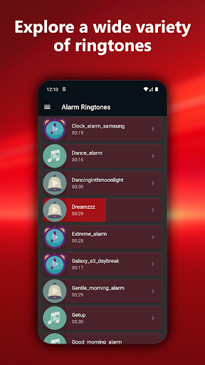 Alarm Ringtone App screenshot 1