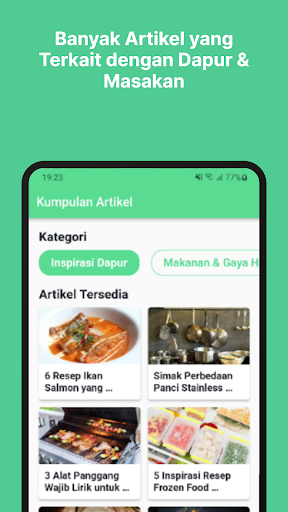 Perpustakaan Resep Makanan Screen 3